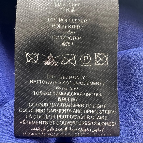 Three Floor Navy Blue Afterglow Cosmic Star Printed Mini Dress - Picture 15 of 15